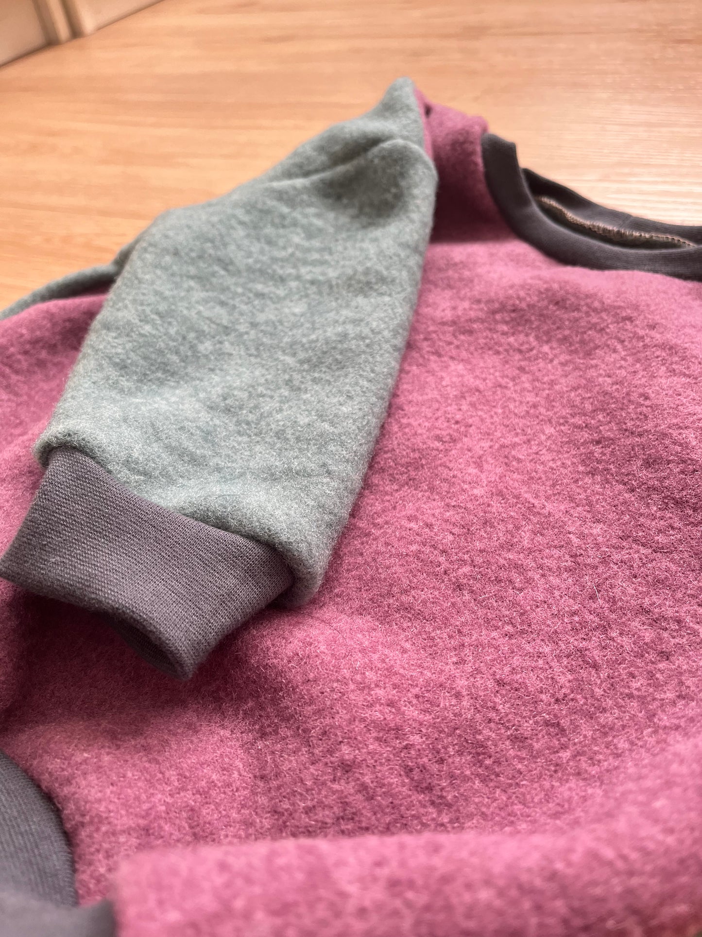 Wollfleece Sweater Colourblock