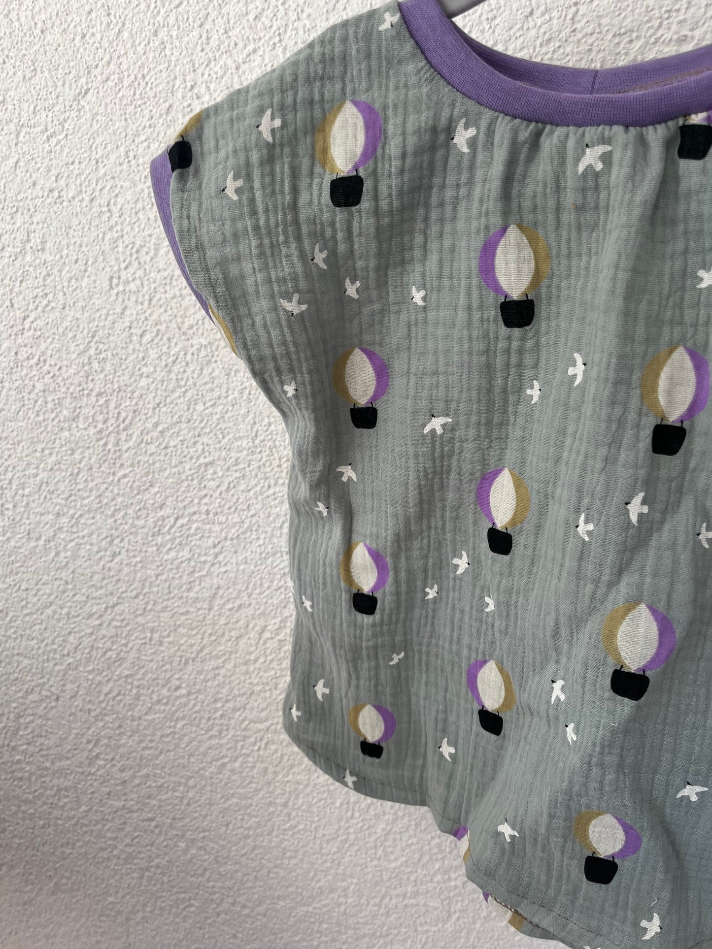 Musselin T-Shirt Heißluftballons