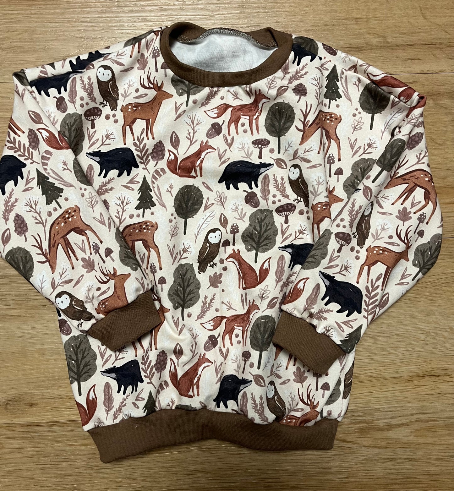 Oversized Sweater Waldtiere