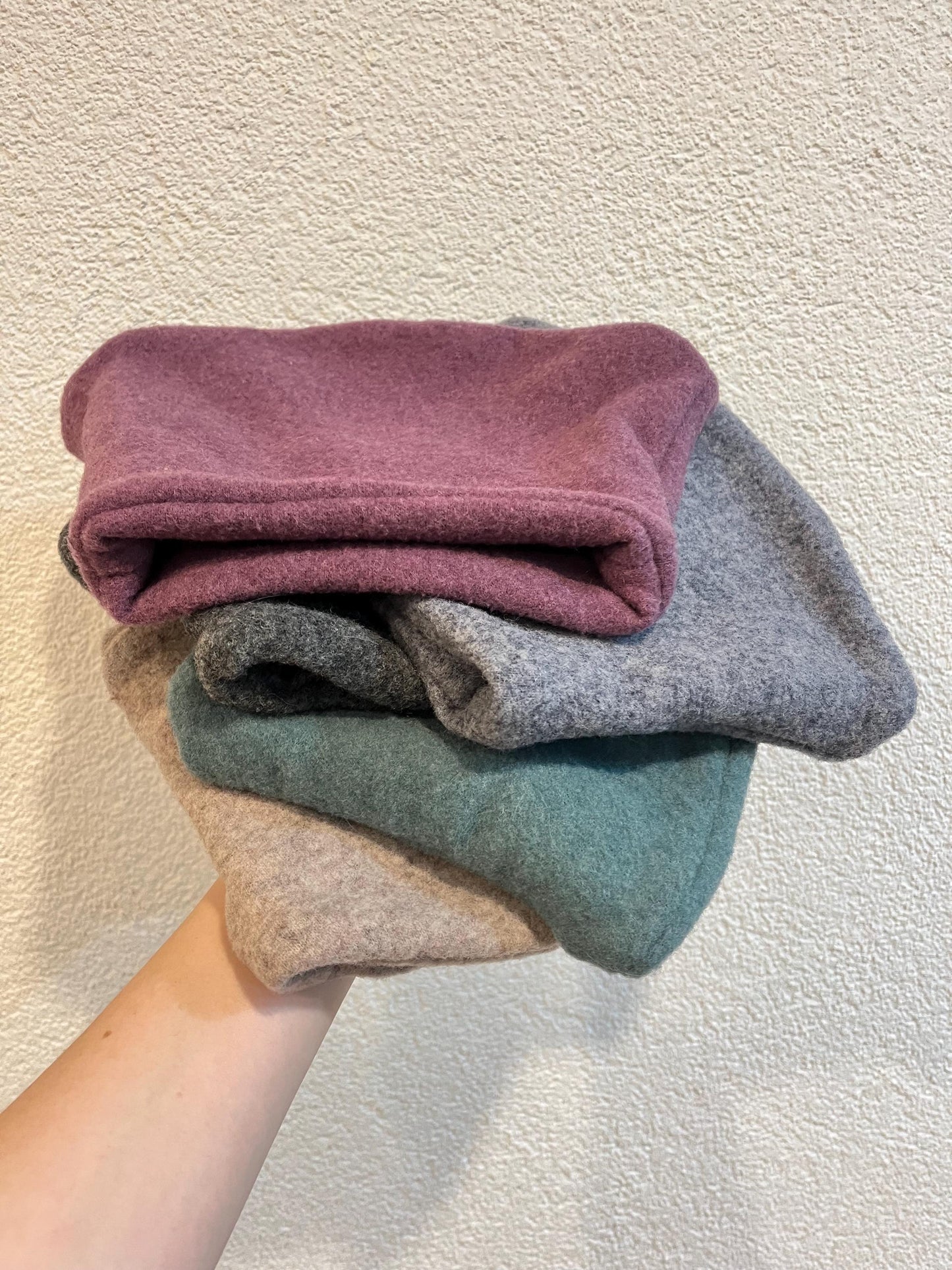 Wollfleece Sweater aus 100% Schurwolle