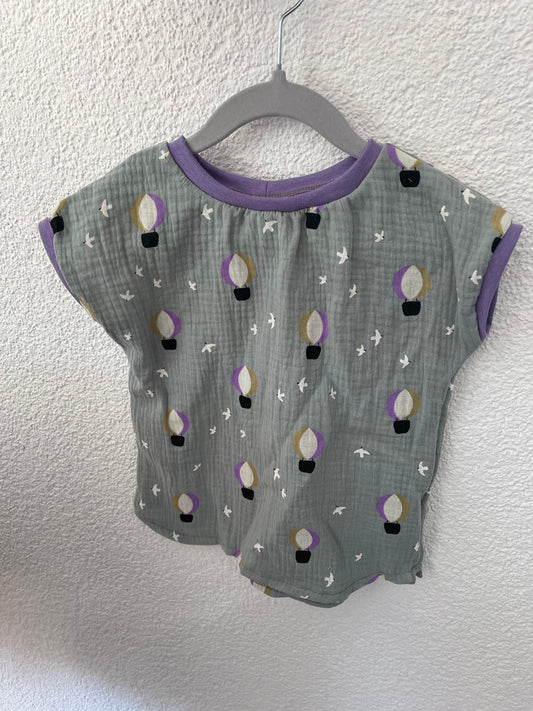 Musselin T-Shirt Heißluftballons