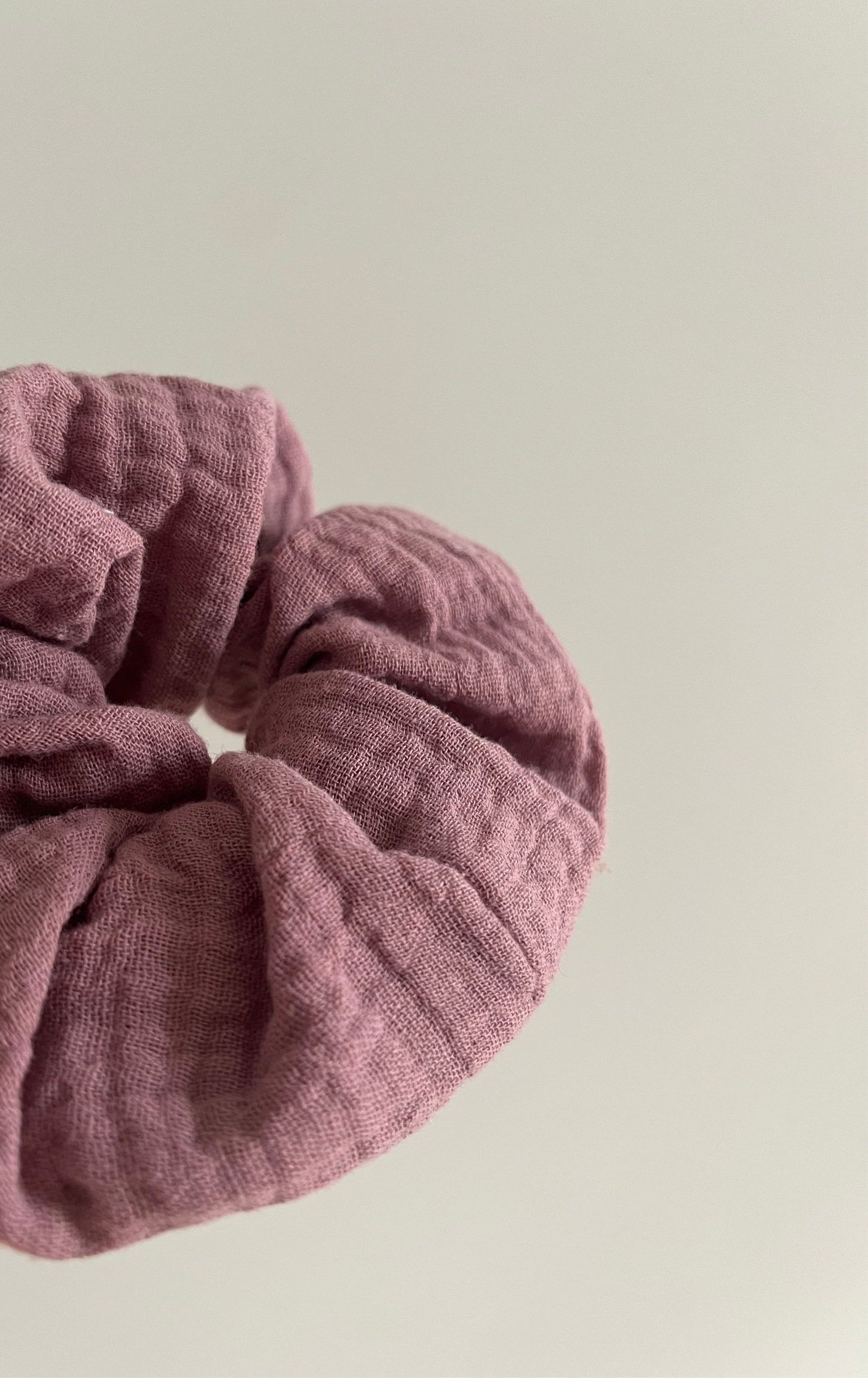 Scrunchie Musselin Mauve
