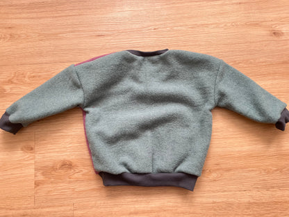 Wollfleece Sweater Colourblock