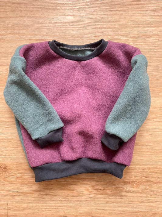 Wollfleece Sweater Colourblock