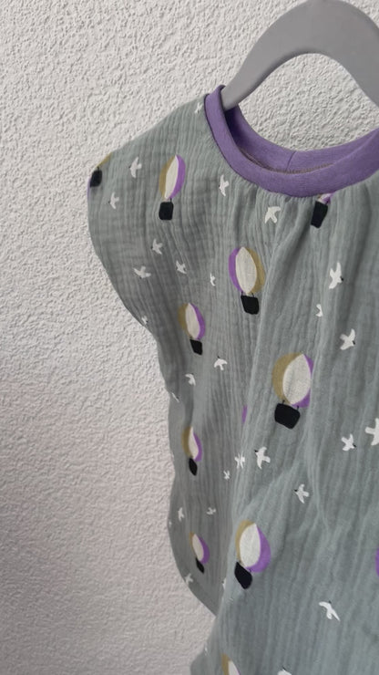 Musselin T-Shirt Heißluftballons