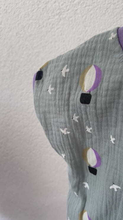 Musselin T-Shirt Heißluftballons